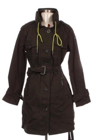 Damen Trench Coat Khujo, Größe M, Farbe Grün, Preis € 27,37