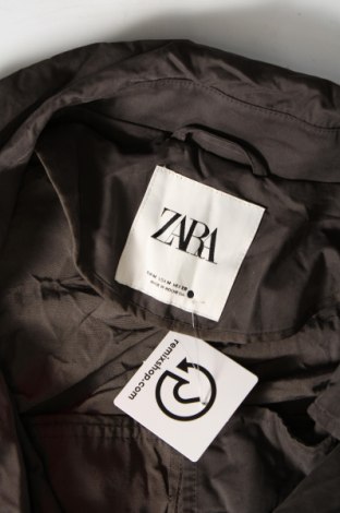 Damen Trench Coat Zara, Größe M, Farbe Grau, Preis € 5,70