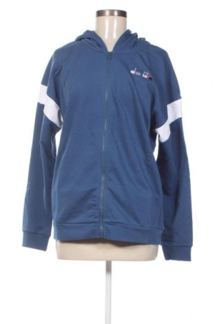 Damen Sweatshirt Diadora, Größe S, Farbe Blau, Preis 13,67 €