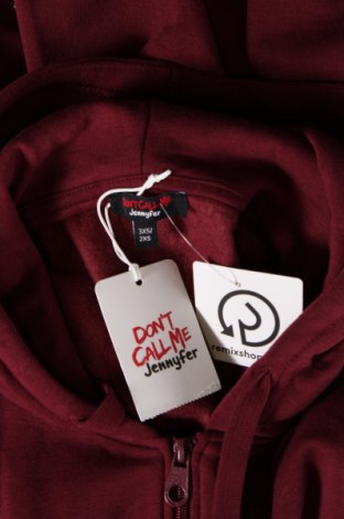 Damen Sweatshirt Jennyfer, Größe XXS, Farbe Rot, Preis € 9,01