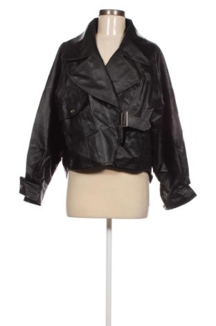 Damen Lederjacke, Größe XL, Farbe Schwarz, Preis 17,73 €
