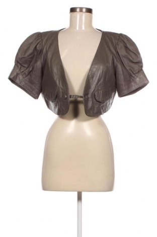 Γυναικείο δερμάτινο μπουφάν Culture, Μέγεθος XL, Χρώμα Γκρί, Τιμή 14,16 €