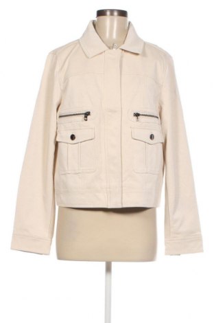 Γυναικείο δερμάτινο μπουφάν Desigual, Μέγεθος XL, Χρώμα Λευκό, Τιμή 112,04 €