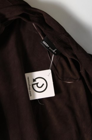 Γυναικείο δερμάτινο μπουφάν Gerry Weber, Μέγεθος L, Χρώμα Καφέ, Τιμή 56,86 €
