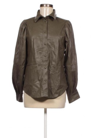 Dámská kožená bunda  H&M, Velikost S, Barva Zelená, Cena  273,00 Kč