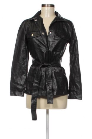 Dámska kožená bunda  H&M Divided, Veľkosť XS, Farba Čierna, Cena  12,50 €
