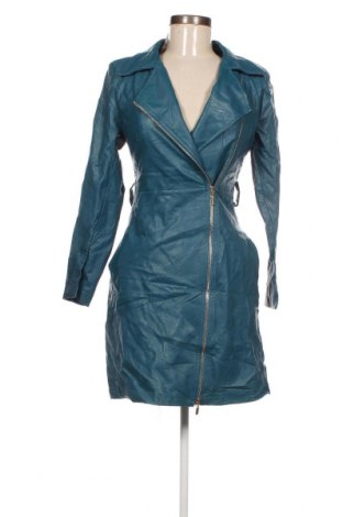 Γυναικείο δερμάτινο μπουφάν Rinascimento, Μέγεθος XS, Χρώμα Μπλέ, Τιμή 34,86 €