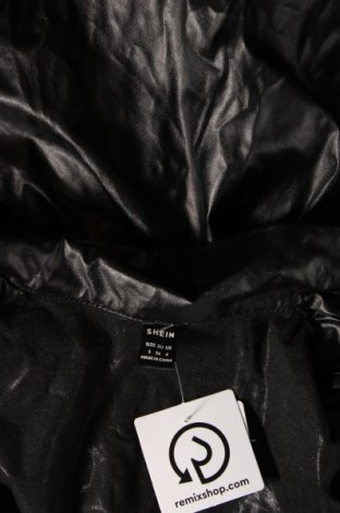 Γυναικείο δερμάτινο μπουφάν SHEIN, Μέγεθος S, Χρώμα Μαύρο, Τιμή 6,06 €