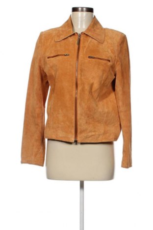 Dámska kožená bunda  Zabaione, Veľkosť M, Farba Oranžová, Cena  13,01 €