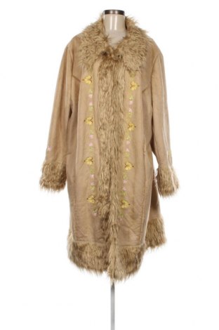 Γυναικείο παλτό, Μέγεθος 3XL, Χρώμα  Μπέζ, Τιμή 37,76 €