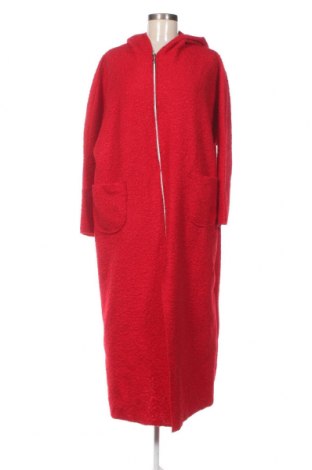 Дамско палто, Размер L, Цвят Червен, Цена 27,82 лв.