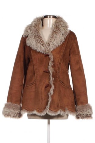 Дамско палто, Размер XL, Цвят Кафяв, Цена 70,63 лв.