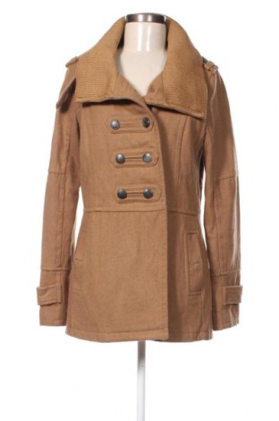 Дамско палто Bershka, Размер L, Цвят Кафяв, Цена 37,45 лв.