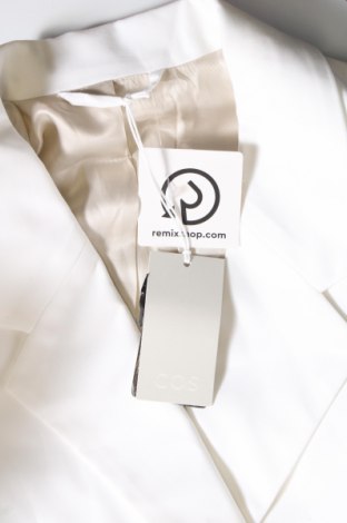 Γυναικείο παλτό COS, Μέγεθος L, Χρώμα Λευκό, Τιμή 200,52 €