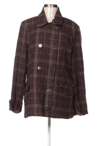 Дамско палто Contempo, Размер XL, Цвят Кафяв, Цена 39,20 лв.