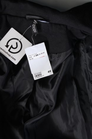 Damenmantel H&M Divided, Größe XS, Farbe Schwarz, Preis 17,95 €