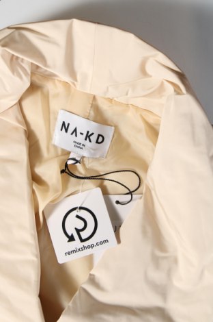 Γυναικείο μπουφάν NA-KD, Μέγεθος M, Χρώμα Εκρού, Τιμή 12,79 €