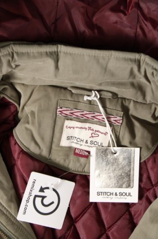 Γυναικείο μπουφάν Stitch & Soul, Μέγεθος M, Χρώμα Πράσινο, Τιμή 21,85 €