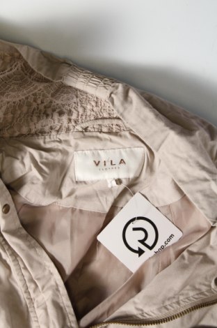 Γυναικείο μπουφάν VILA, Μέγεθος M, Χρώμα  Μπέζ, Τιμή 5,74 €