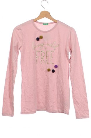 Детска блуза United Colors Of Benetton, Размер 14-15y/ 168-170 см, Цвят Розов, Цена 6,60 лв.