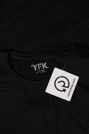 Bluză pentru copii Y.F.K., Mărime 10-11y/ 146-152 cm, Culoare Negru, Preț 17,27 Lei