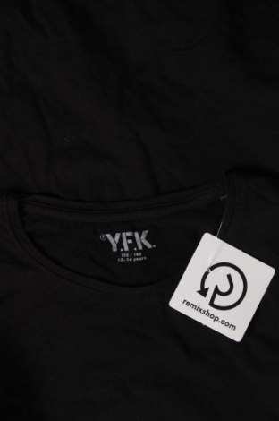 Kinder Shirt Y.F.K., Größe 12-13y/ 158-164 cm, Farbe Schwarz, Preis € 2,48