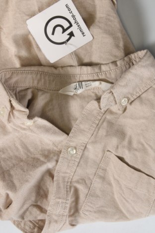 Παιδικό πουκάμισο H&M, Μέγεθος 8-9y/ 134-140 εκ., Χρώμα  Μπέζ, Τιμή 8,18 €