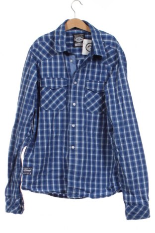 Παιδικό πουκάμισο Here+There, Μέγεθος 15-18y/ 170-176 εκ., Χρώμα Μπλέ, Τιμή 2,82 €