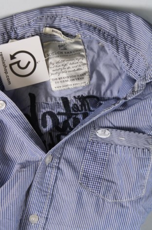 Παιδικό πουκάμισο Scotch Shrunk, Μέγεθος 13-14y/ 164-168 εκ., Χρώμα Μπλέ, Τιμή 21,03 €