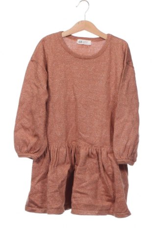 Детска рокля H&M, Размер 6-7y/ 122-128 см, Цвят Оранжев, Цена 6,21 лв.