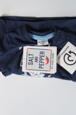 Kinder T-Shirt Salt and pepper, Größe 2-3m/ 56-62 cm, Farbe Blau, Preis € 5,99