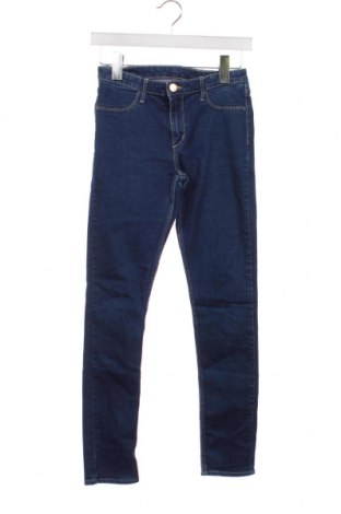 Dziecięce jeansy H&M, Rozmiar 13-14y/ 164-168 cm, Kolor Niebieski, Cena 17,40 zł