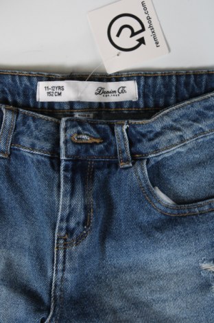 Παιδικό κοντό παντελόνι Denim&Co., Μέγεθος 11-12y/ 152-158 εκ., Χρώμα Μπλέ, Τιμή 14,90 €