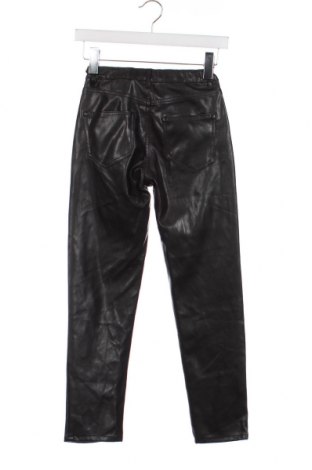 Детски кожен панталон Lindex, Размер 11-12y/ 152-158 см, Цвят Черен, Цена 6,46 лв.
