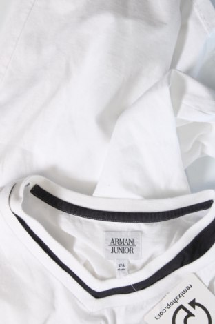 Μπλουζάκι αμάνικο παιδικό Armani Junior, Μέγεθος 11-12y/ 152-158 εκ., Χρώμα Λευκό, Τιμή 15,75 €