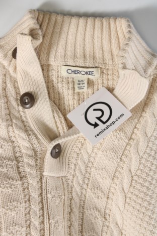 Детски пуловер Cherokee, Размер 12-13y/ 158-164 см, Цвят Екрю, Цена 10,00 лв.