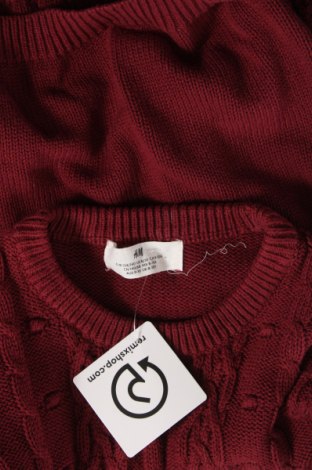 Pulover pentru copii H&M, Mărime 8-9y/ 134-140 cm, Culoare Roșu, Preț 20,46 Lei