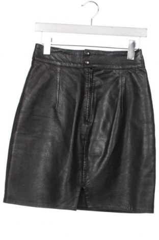 Δερμάτινη φούστα, Μέγεθος XS, Χρώμα Μαύρο, Τιμή 29,68 €