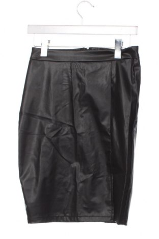 Δερμάτινη φούστα Defacto, Μέγεθος XS, Χρώμα Μαύρο, Τιμή 6,16 €