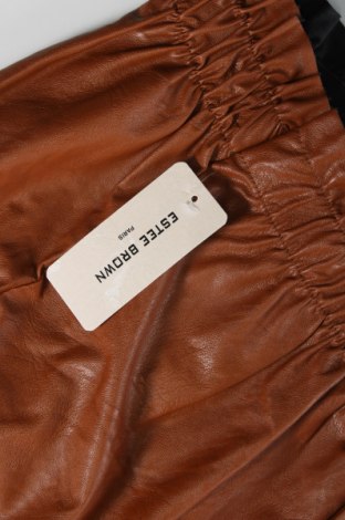 Δερμάτινη φούστα Estee Brown, Μέγεθος XS, Χρώμα Καφέ, Τιμή 5,45 €