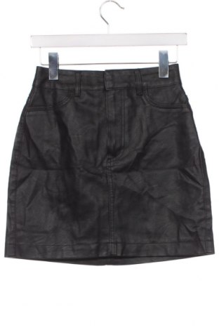 Δερμάτινη φούστα Terranova, Μέγεθος XS, Χρώμα Μαύρο, Τιμή 2,87 €
