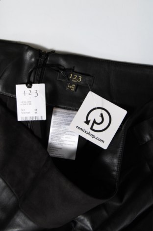 Δερμάτινη φούστα Un Deux Trois, Μέγεθος XL, Χρώμα Μαύρο, Τιμή 60,31 €