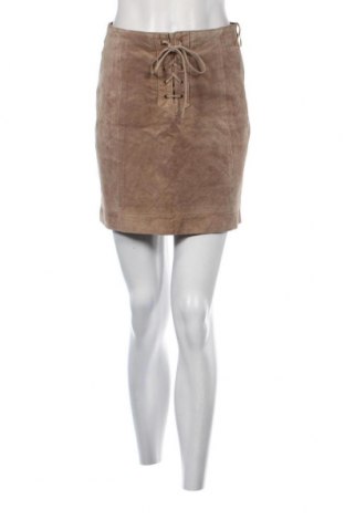 Δερμάτινη φούστα VILA, Μέγεθος S, Χρώμα  Μπέζ, Τιμή 5,89 €