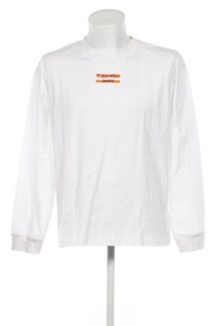 Ανδρική μπλούζα Calvin Klein Jeans, Μέγεθος L, Χρώμα Λευκό, Τιμή 37,22 €