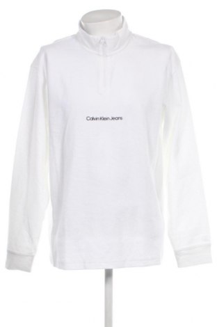 Ανδρική μπλούζα Calvin Klein Jeans, Μέγεθος XL, Χρώμα Λευκό, Τιμή 40,16 €