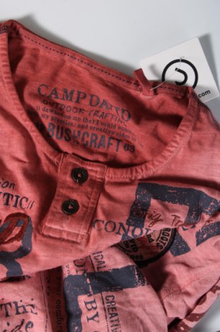 Pánské tričko  Camp David, Velikost S, Barva Popelavě růžová, Cena  217,00 Kč