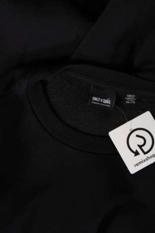 Ανδρική μπλούζα Only & Sons, Μέγεθος XXL, Χρώμα Μαύρο, Τιμή 8,63 €