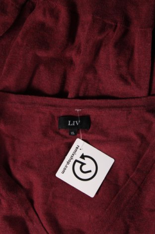 Ανδρική ζακέτα Liv, Μέγεθος XL, Χρώμα Κόκκινο, Τιμή 3,41 €