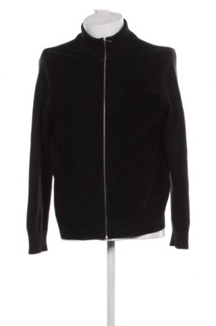 Jachetă tricotată de bărbați Sisley, Mărime L, Culoare Negru, Preț 76,05 Lei