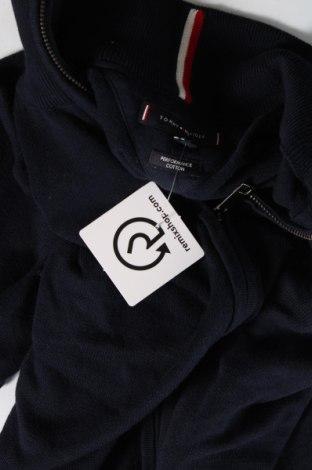 Jachetă tricotată de bărbați Tommy Hilfiger, Mărime XL, Culoare Albastru, Preț 289,01 Lei